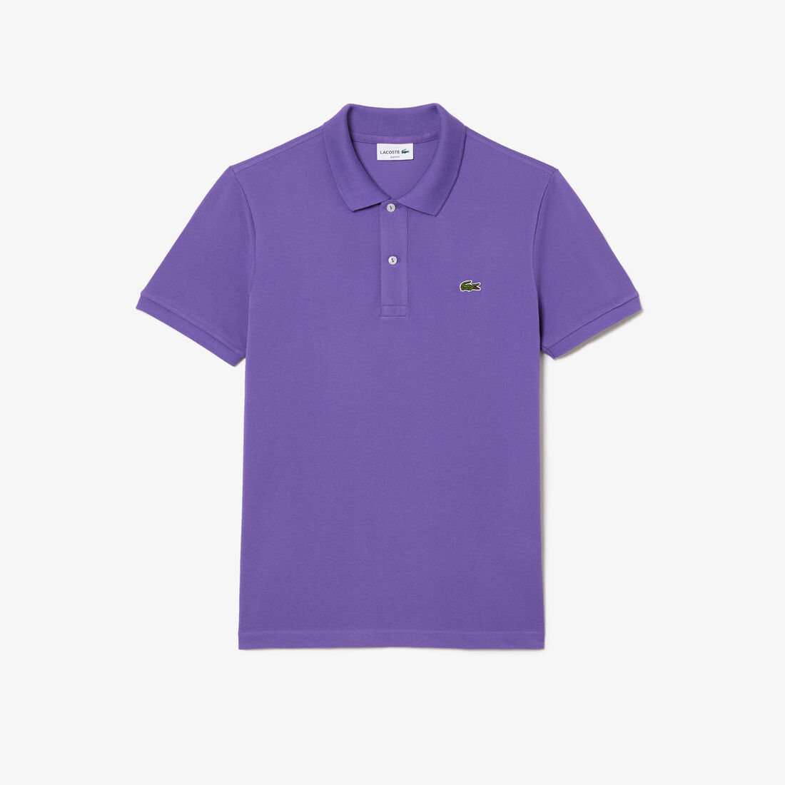 قميص بولو بيكيه بقصة ضيقة L.12.12 Original L.12.12 Slim Fit Petit Pique Cotton Polo Shirt - PH4012-00-SGI