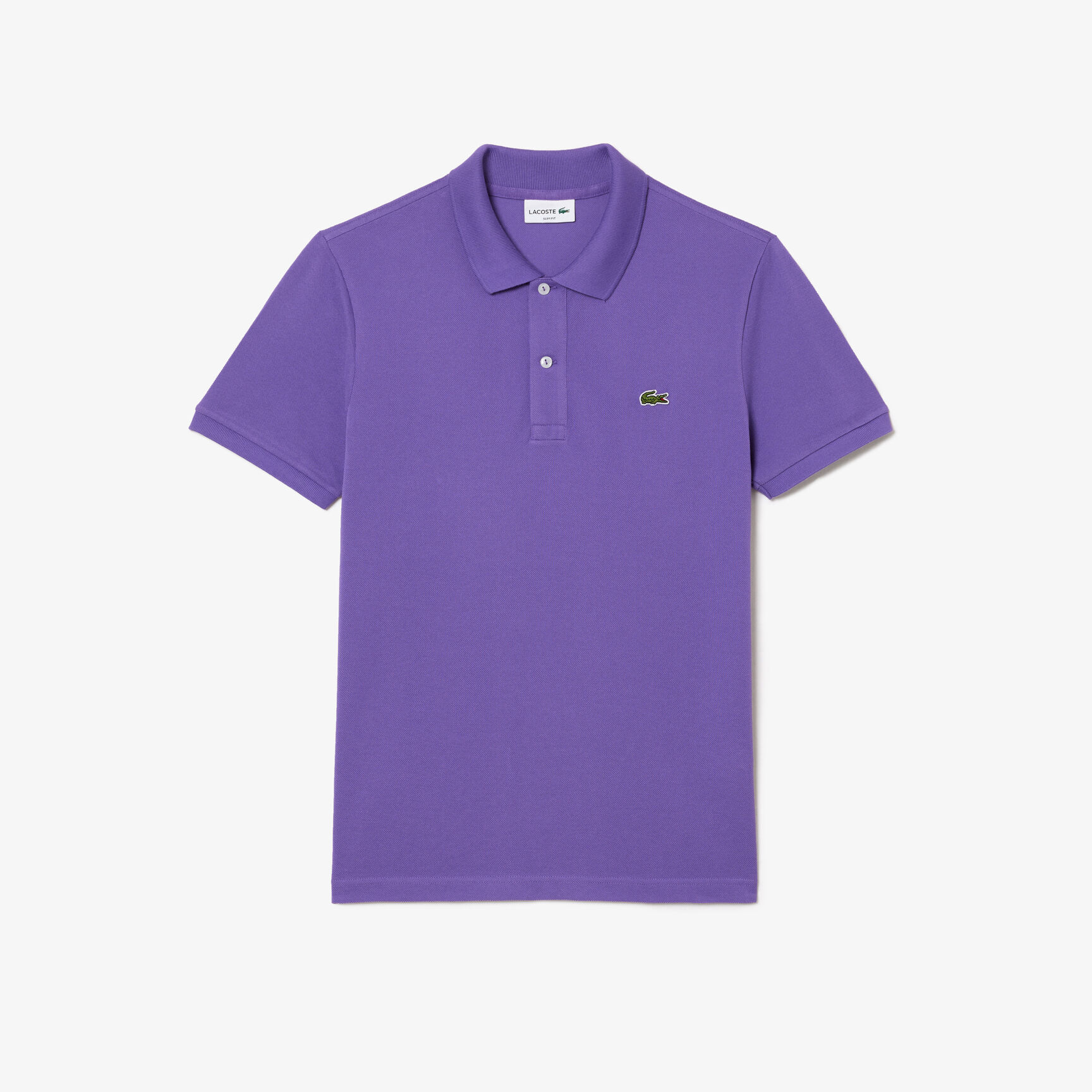 قميص بولو بيكيه بقصة ضيقة L.12.12 Original L.12.12 Slim Fit Petit Pique Cotton Polo Shirt - PH4012-00-SGI