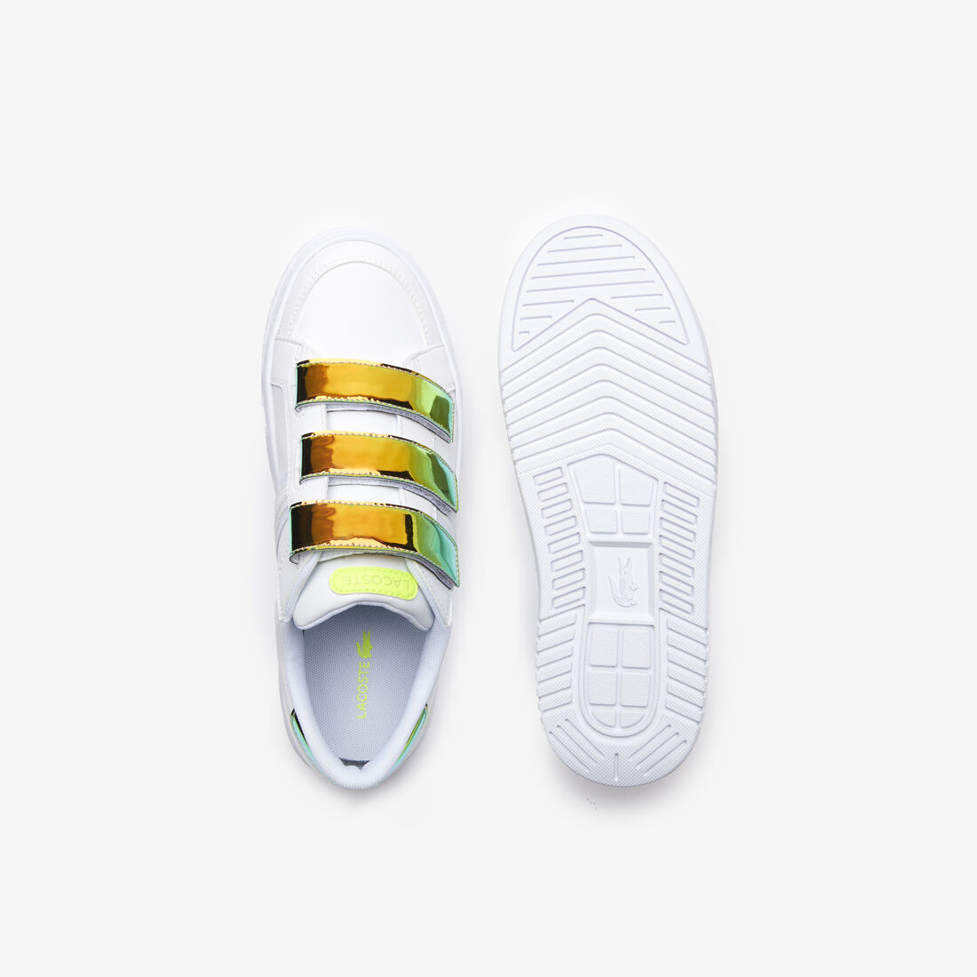 Infants' Lacoste L001 Synthetic Colour Block Trainers Infants' Lacoste L001 Synthetic Colour Block Trainers