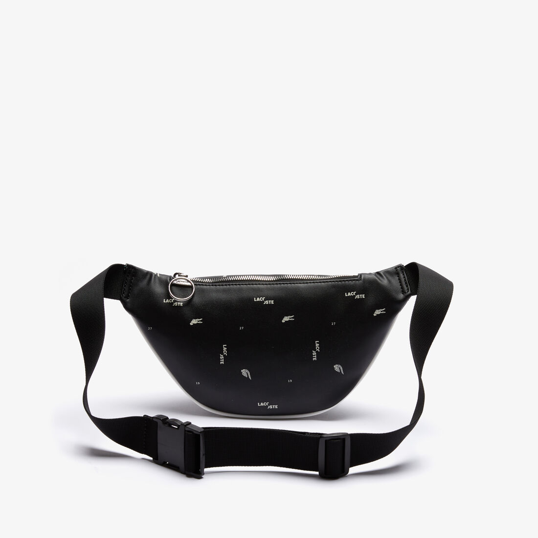 Men's LCST Coated Canvas Print Zippered Fanny Pack Men's LCST Coated Canvas Print Zippered Fanny Pack