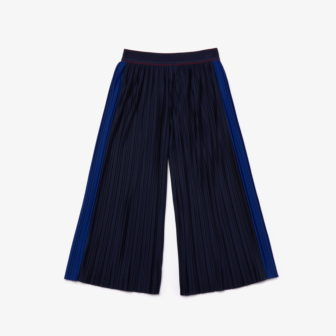 بنطال مع طيات من النسيج المحبوك بقصة واسعة للبنات بنطال مع طيات من النسيج المحبوك بقصة واسعة للبنات