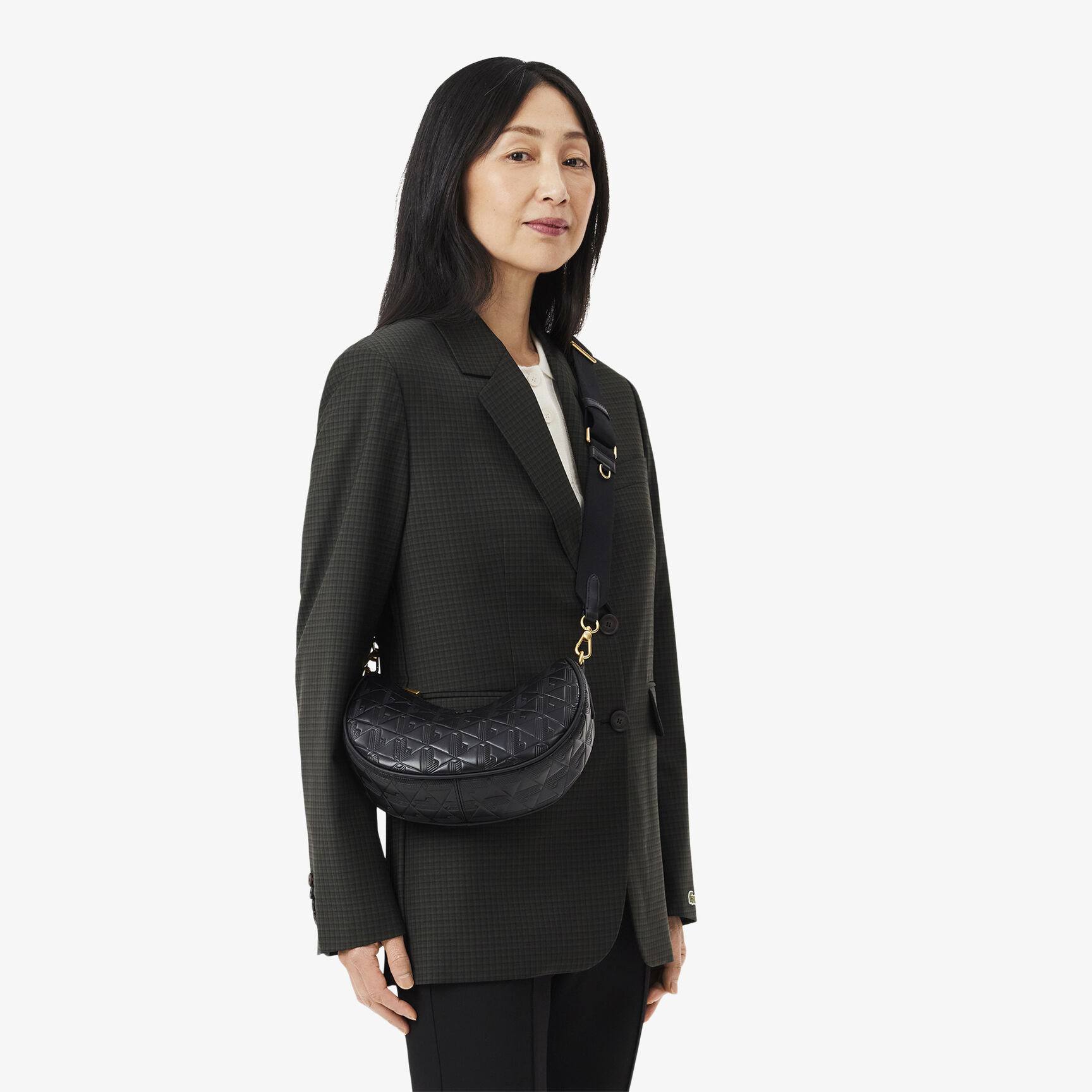 Maheki Embossed Leather Half Moon Purse - NF4710MH-000