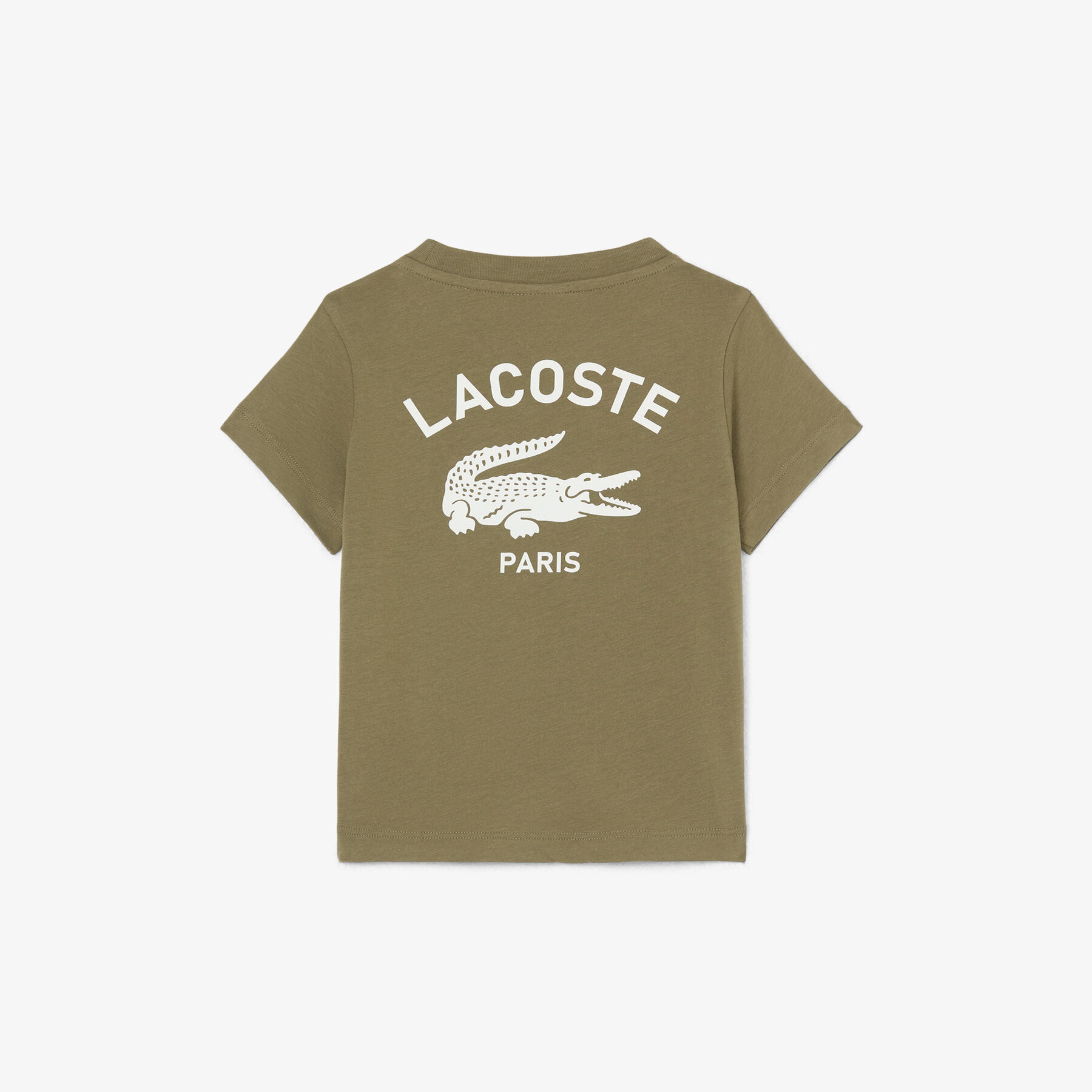 Print Cotton T-shirt lacoste print cotton t shirt