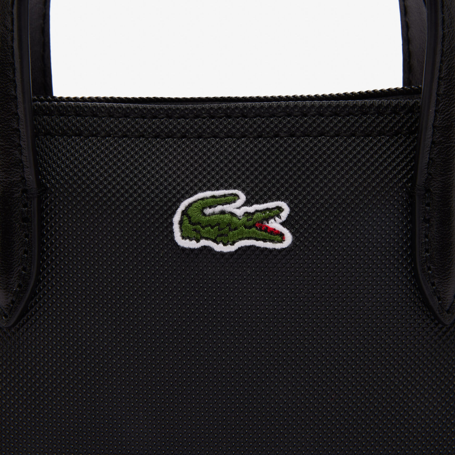 حقيبة يد كونسبت ميني قنب مطلي بيكيه بيتي بسحّاب للنساء مجموعة L.12.12 Women's L.12.12 Concept Petit Pique Coated Canvas Mini Zip Tote Bag - NF2609PO-000