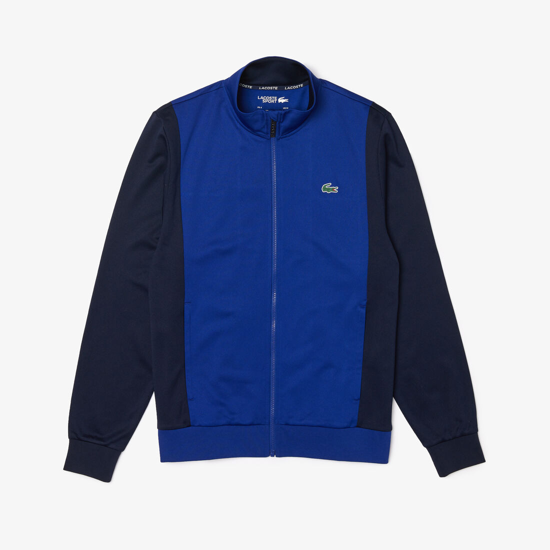 كنزة من مجموعة Lacoste SPORT ثنائية اللون مقاومة من بيكيه للرجال كنزة من مجموعة Lacoste SPORT ثنائية اللون مقاومة من بيكيه للرجال