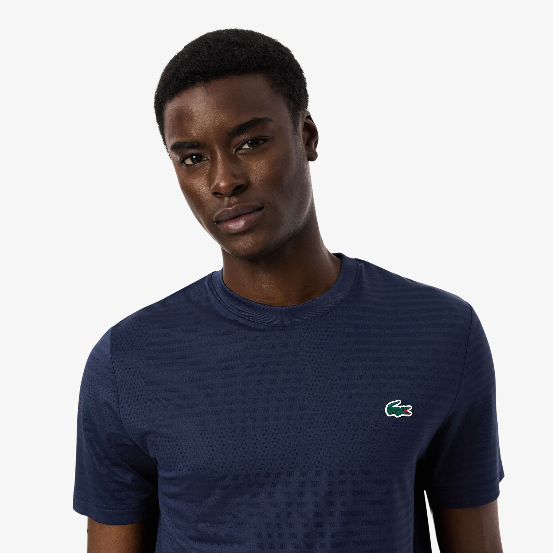تيشيرت تنس جاكار مطاطي فائق الجفاف Ultra Dry Stretch Jacquard Tennis T-shirt - TH0004-00-166