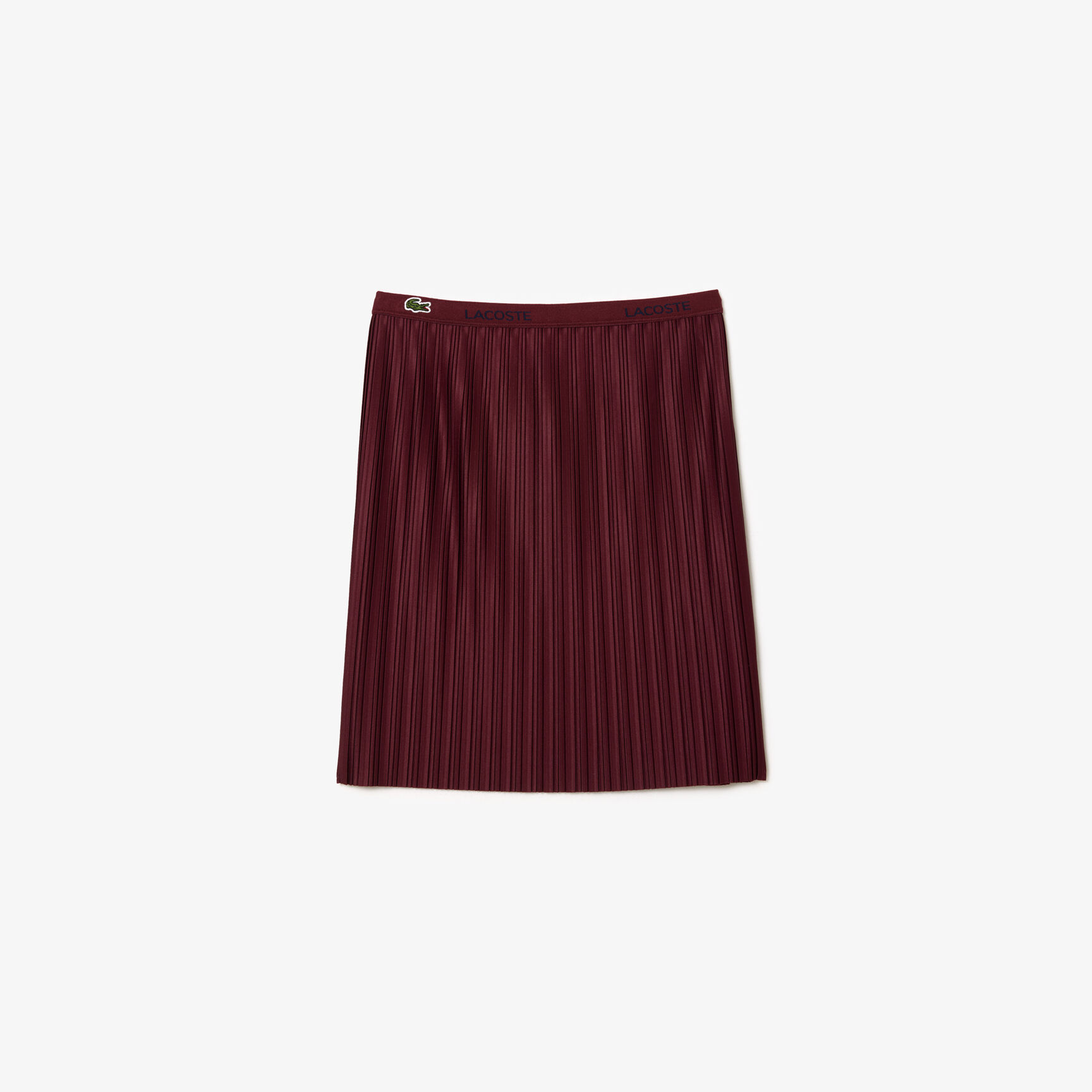 تنورة لاكوست ميني مطاطية للبنات Girls' Lacoste Pleated Jersey Skirt - JJ5286-00-YUP