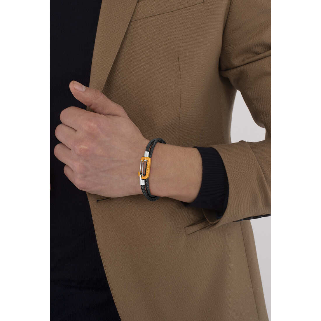 Men Chain Bracelet Men Chain Bracelet - 2040316-BLK