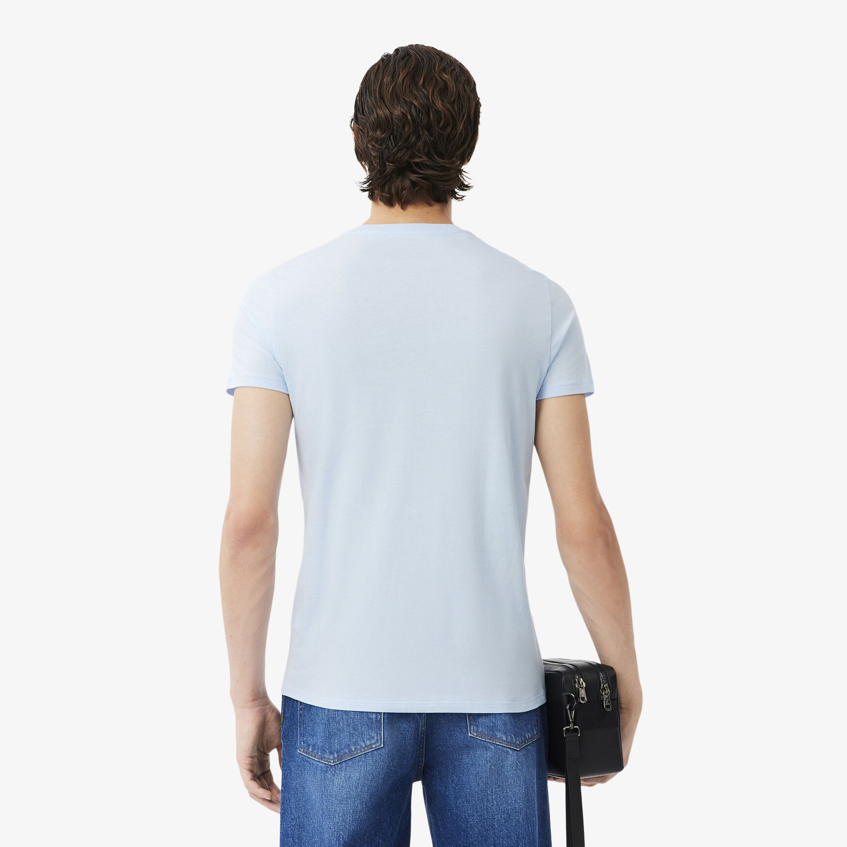 Lightweight Cotton Pima V Neck T-shirt Lightweight Cotton Pima V Neck T-shirt - TH6710-00-T01