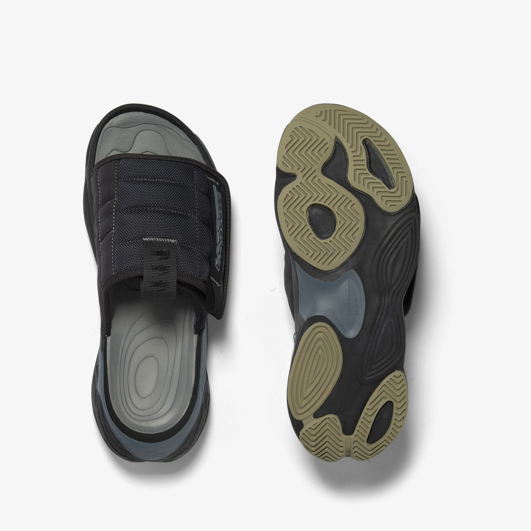 Men's Lacoste AceSlide Synthetic Slides Men's Lacoste AceSlide Synthetic Slides