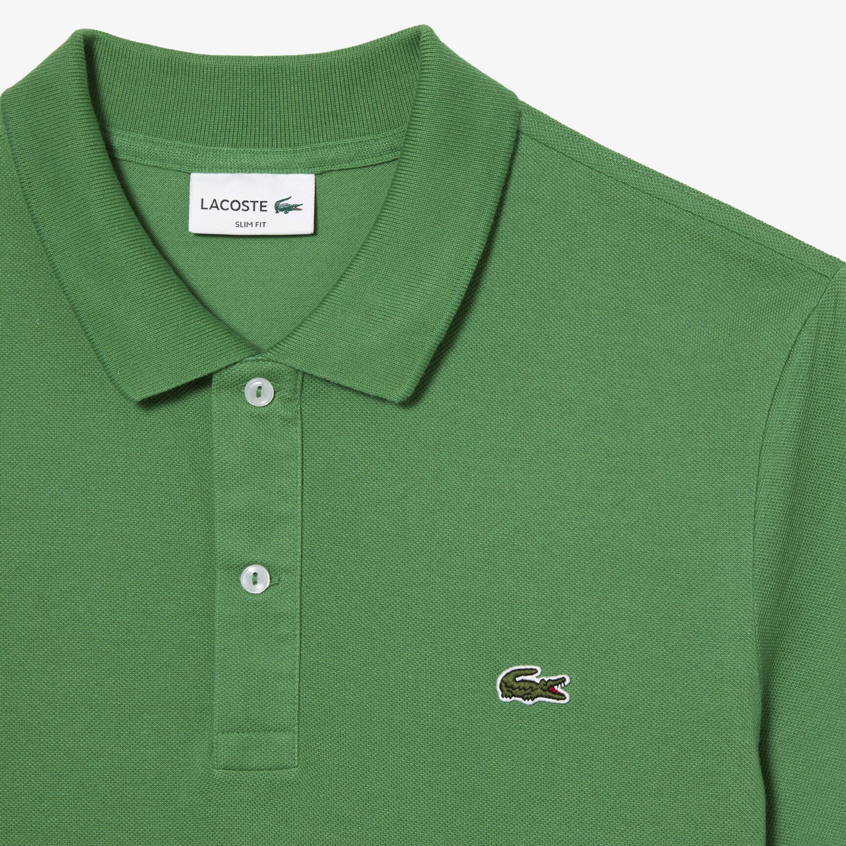 قميص بولو بيكيه بقصة ضيقة L.12.12 قميص بولو بيكيه بقصة ضيقة L.12.12