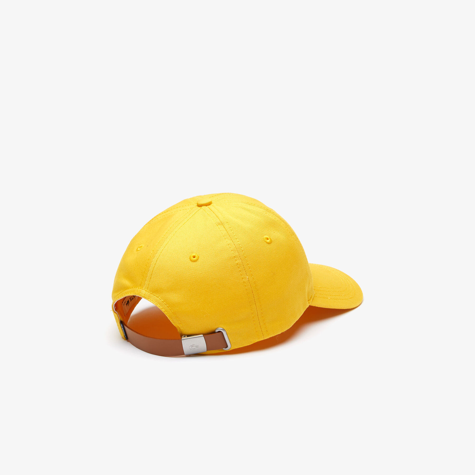 lacoste unisex contrast strap and crocodile cotton cap