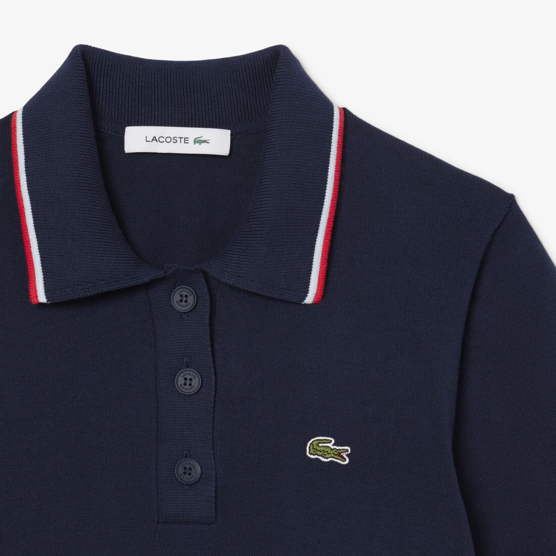 Cropped 3D Seamless Stretch Cotton Polo Shirt Cropped 3D Seamless Stretch Cotton Polo Shirt - AF9283-00-GWI