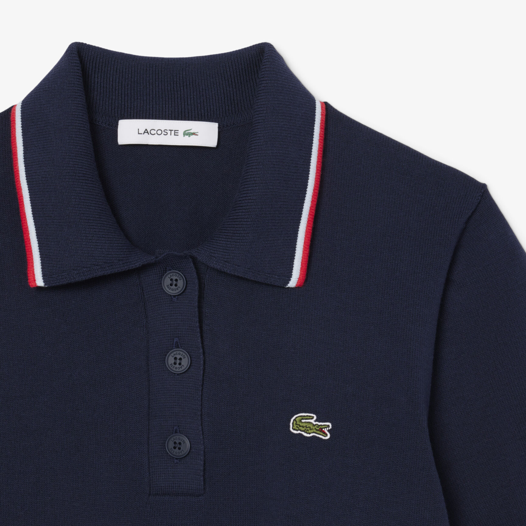 Cropped 3D Seamless Stretch Cotton Polo Shirt Cropped 3D Seamless Stretch Cotton Polo Shirt - AF9283-00-GWI