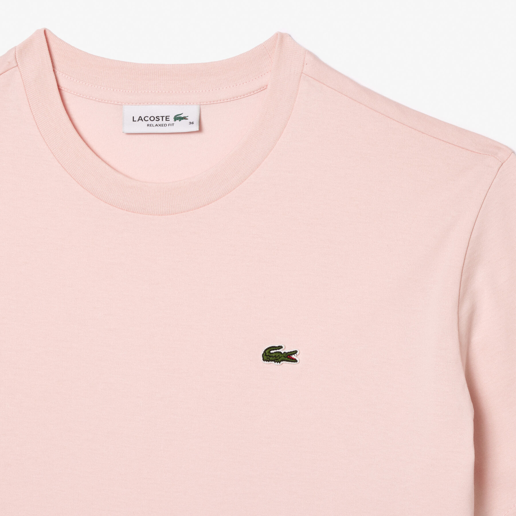 lacoste relaxed fit soft cotton t shirt