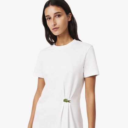 Draped T-shirt Dress