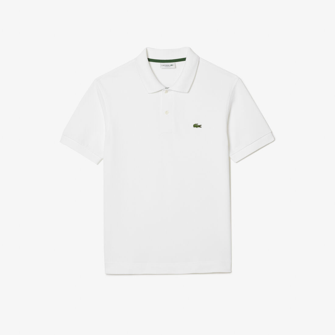 تيشيرت بولو لاكوست بيكيه قطن عضوي بقصة كلاسيكية للرجال مجموعة L.12.12 Men's Lacoste Classic Fit L.12.21 Organic Cotton Pique Polo Shirt - L1221-00-001