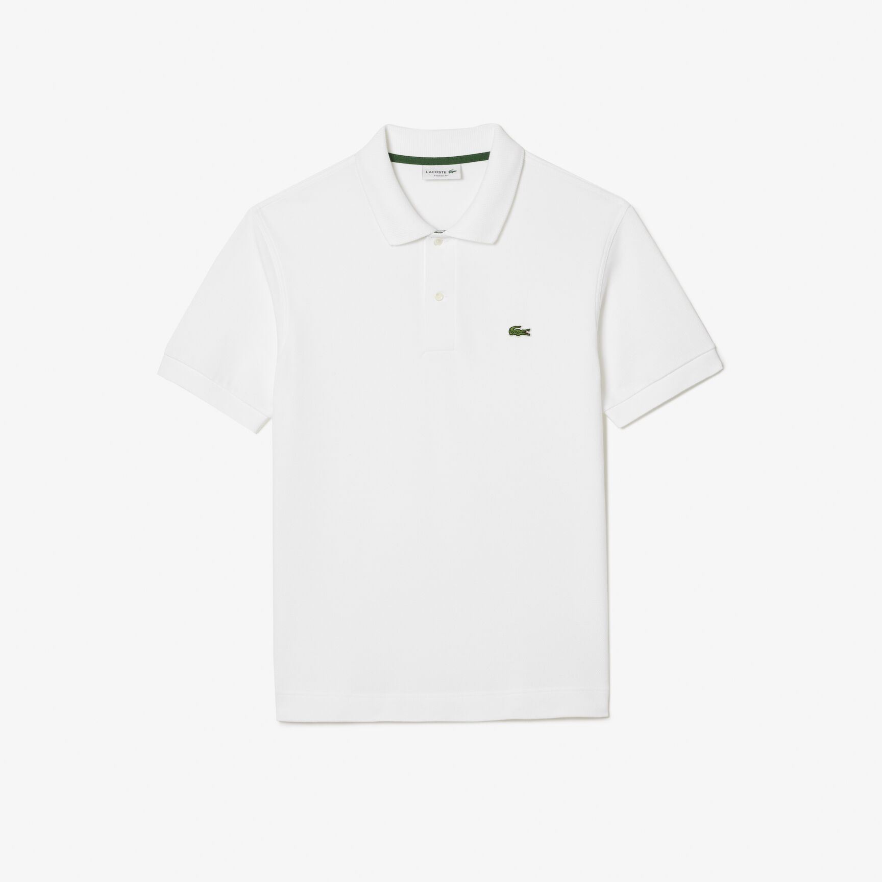 تيشيرت بولو لاكوست بيكيه قطن عضوي بقصة كلاسيكية للرجال مجموعة L.12.12 Men's Lacoste Classic Fit L.12.21 Organic Cotton Pique Polo Shirt - L1221-00-001