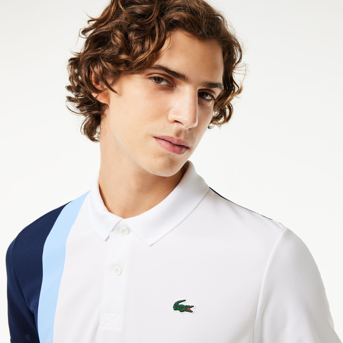 Regular Fit Recycled Knit Tennis Polo Shirt Regular Fit Recycled Knit Tennis Polo Shirt - DH1092-00-LUI