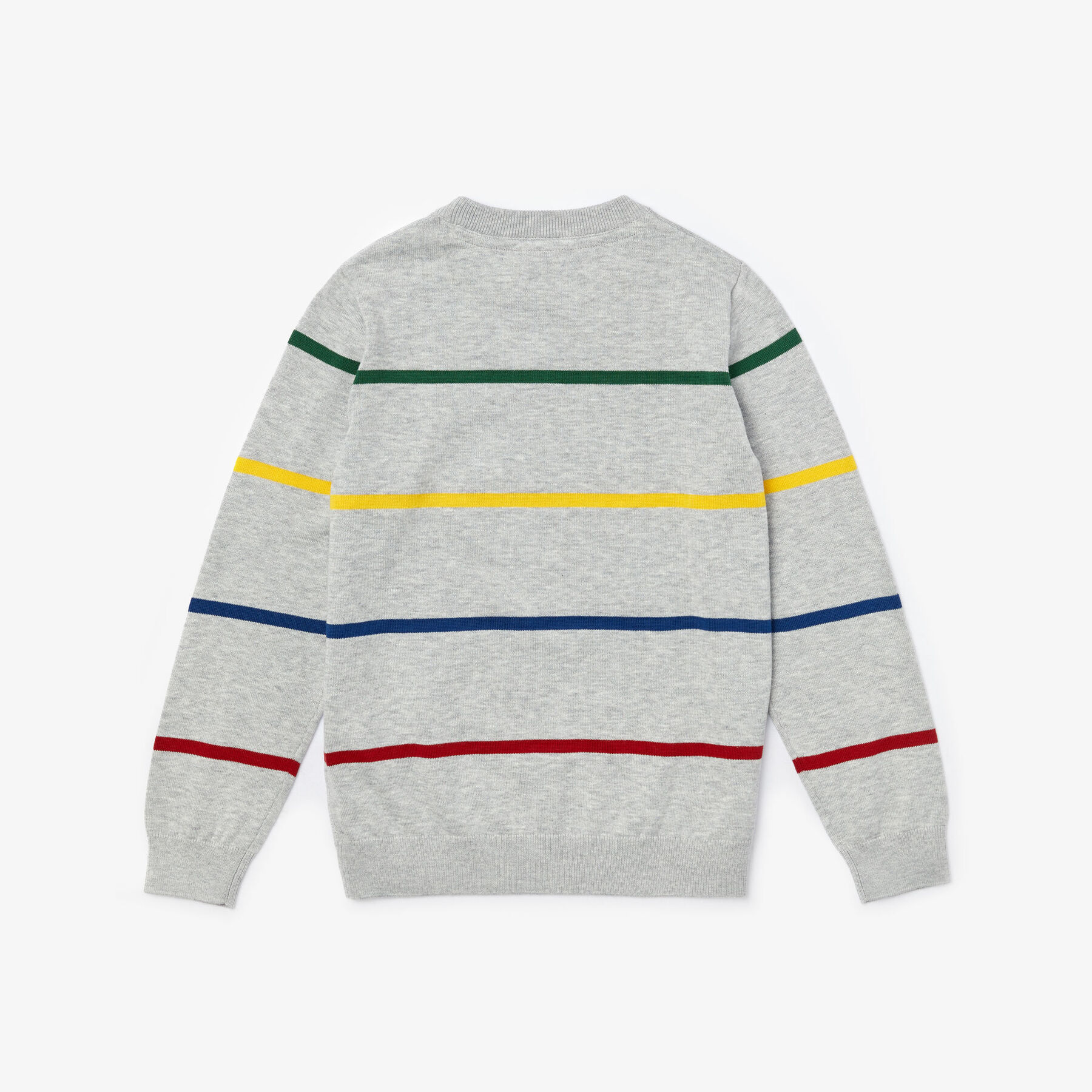 Boys' Coloured Stripe Cotton Blend Sweater lacoste boys coloured stripe cotton blend sweater