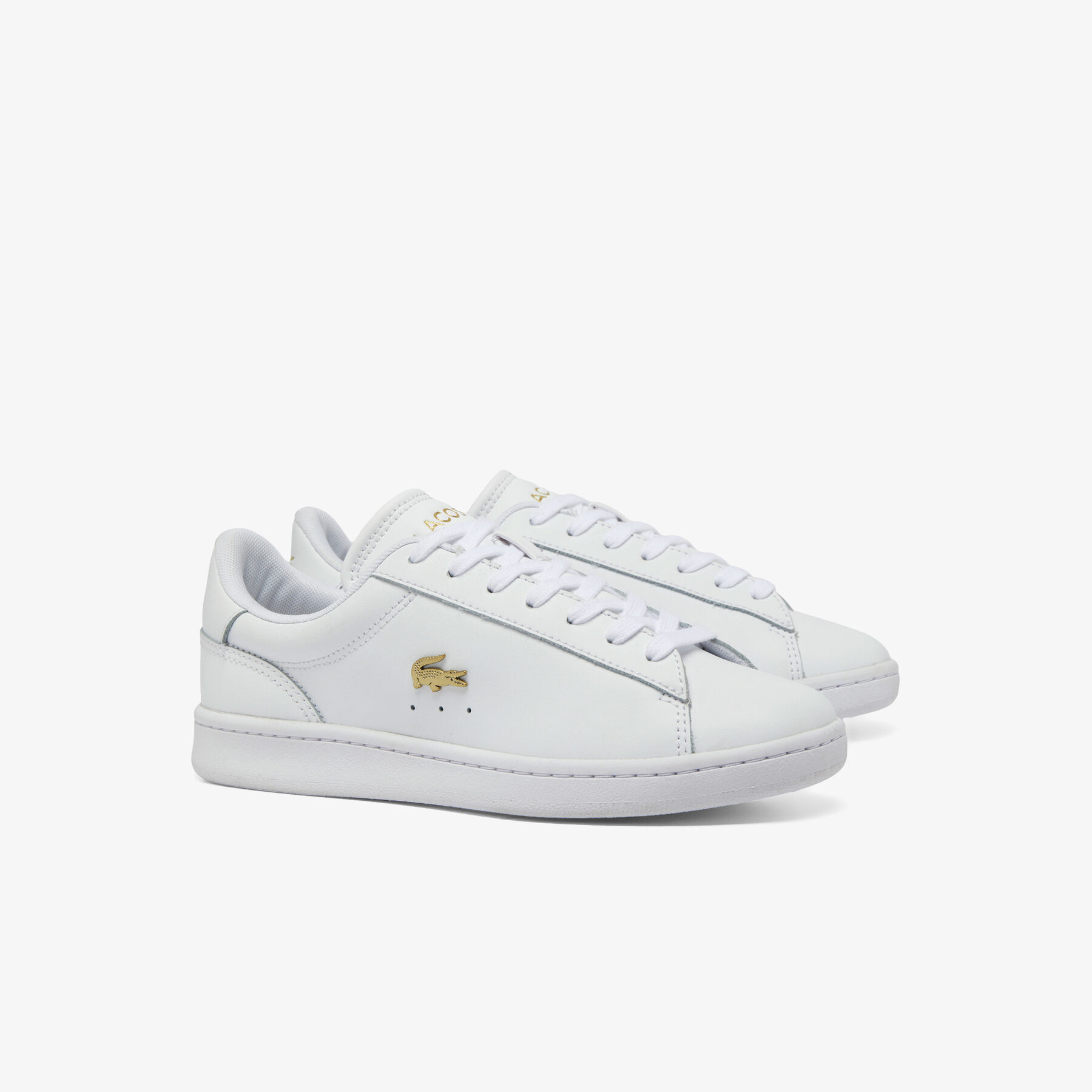 lacoste women s carnaby set leather sneakers