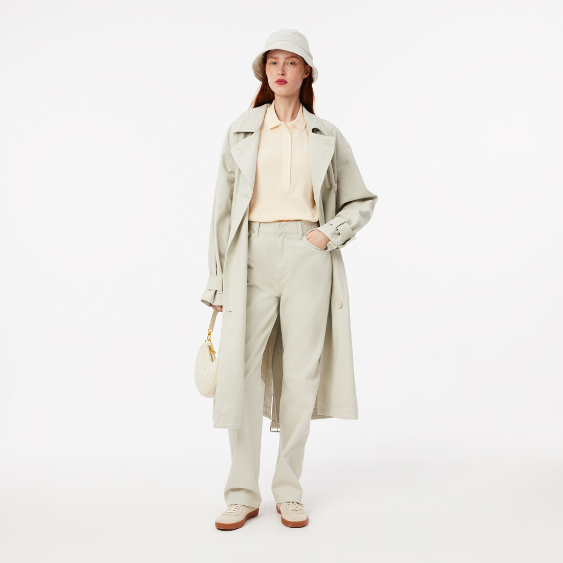 قميص بولو بتأثير مغسول Wash Effect Pique Polo Shirt - PF4123-00-XFJ