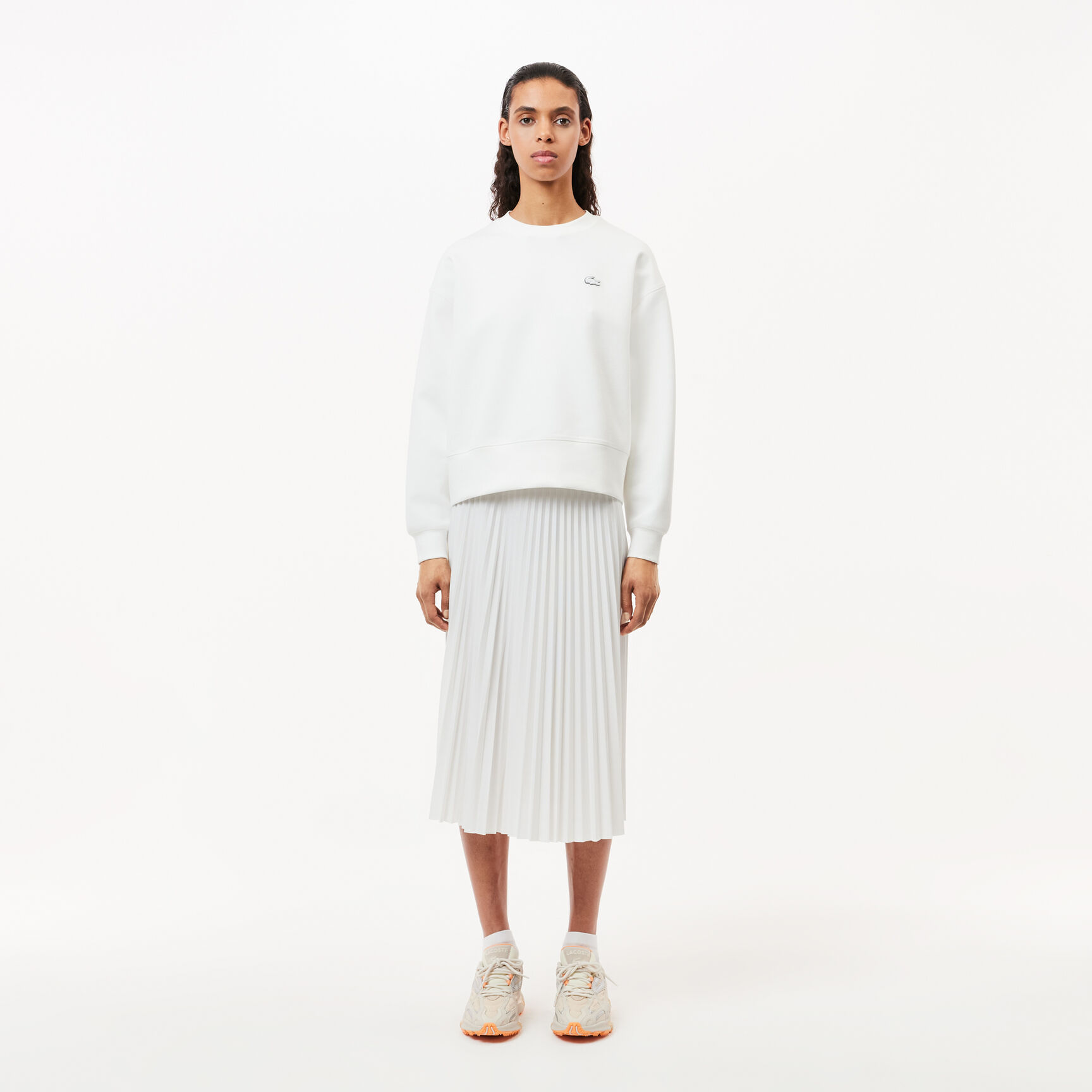 تنورة نسائية بطيات بخصر مطاطي Women's Elasticised Waist Flowing Pleated Skirt - JF8050-00-70V