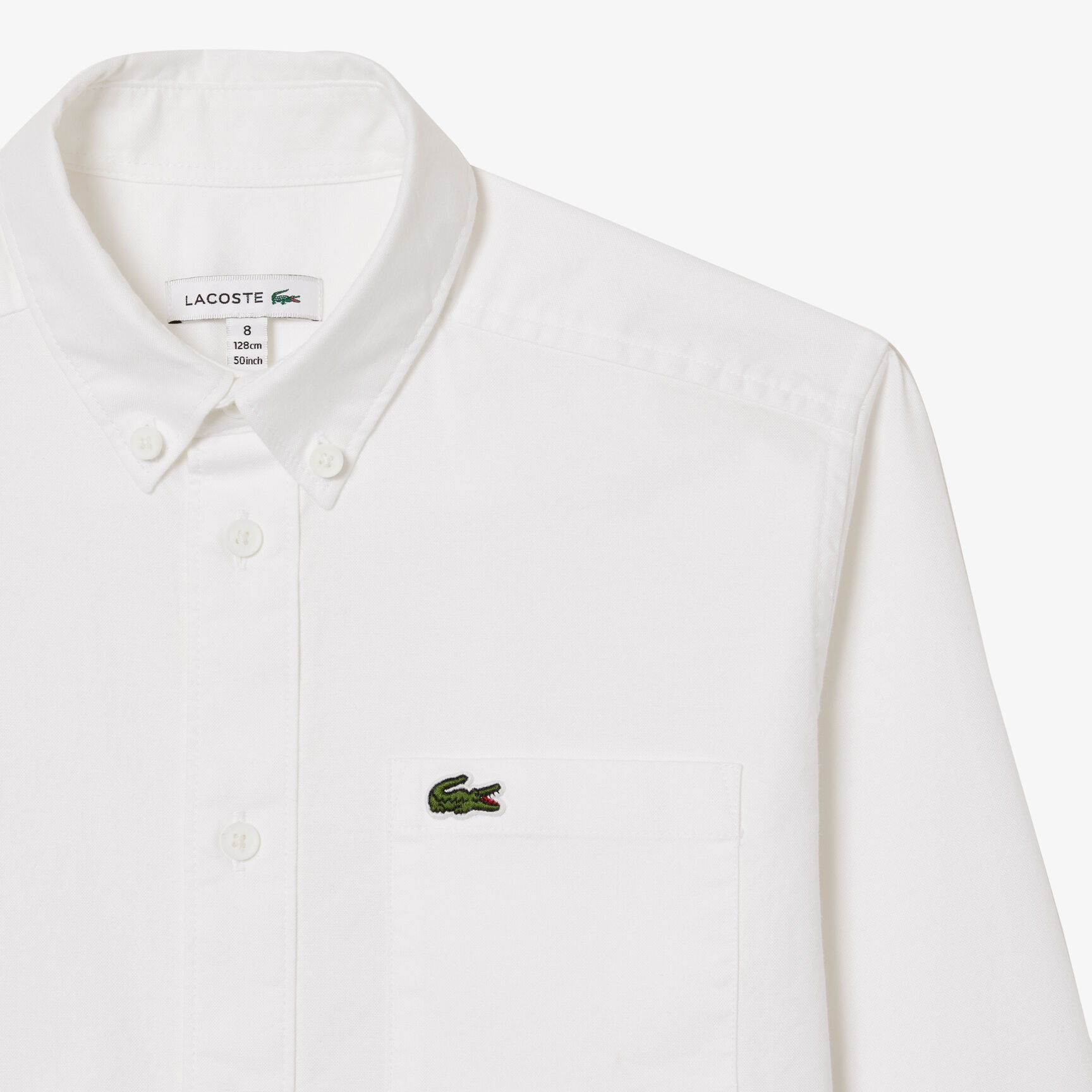 Kids' Lacoste Contrast Pocket Shirt - CJ5296-00-001