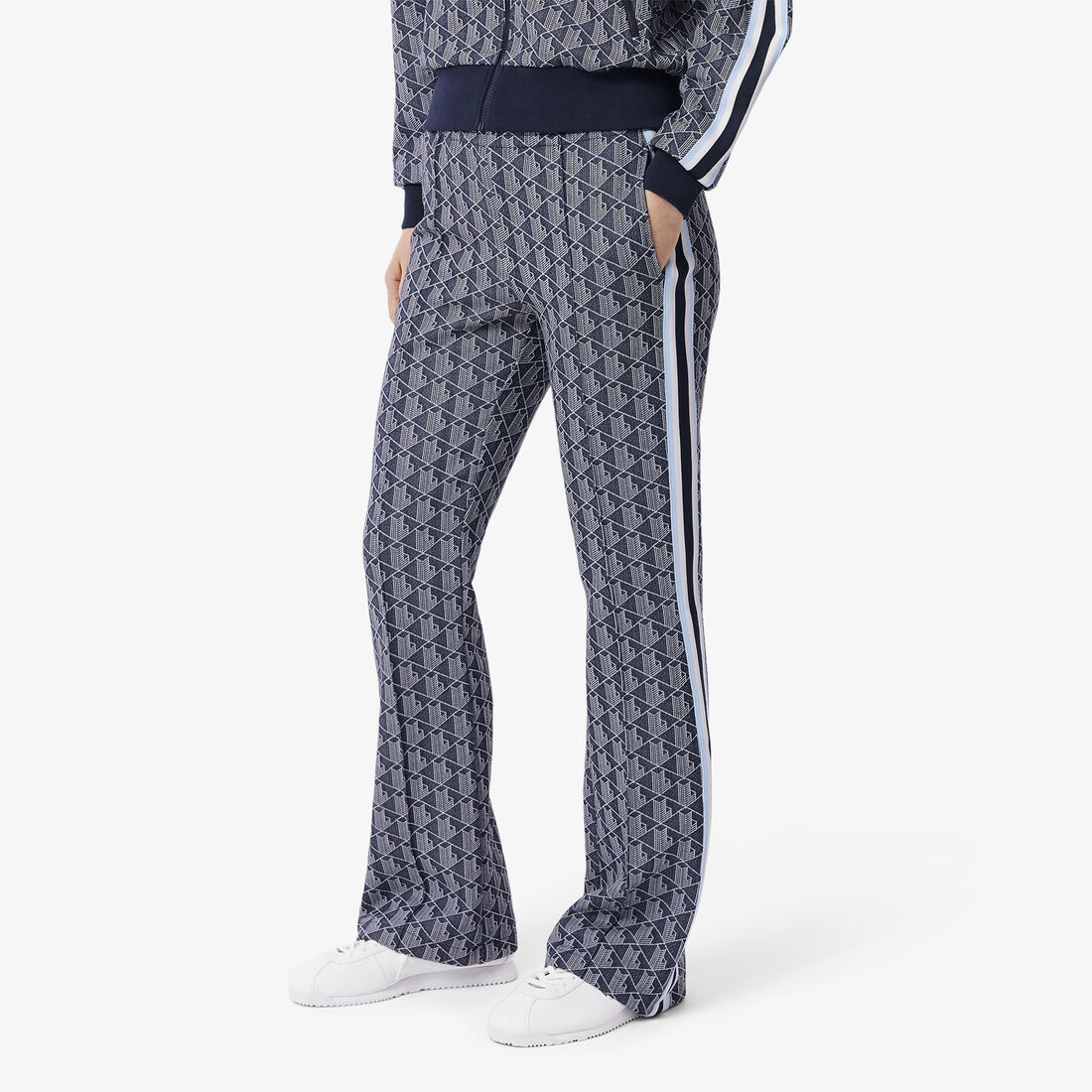 بنطال رياضي واسع منقوش Flared Monogram Sweatpants - XF9313-00-525