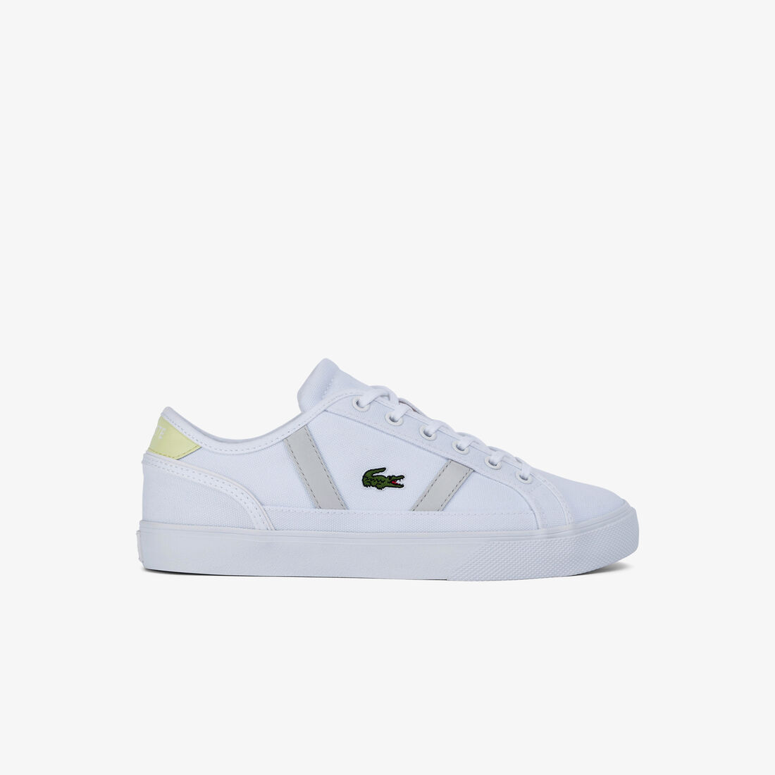 سنيكرز لاكوست سايد لاين برو قماش بتفاصيل ملونة للنساء