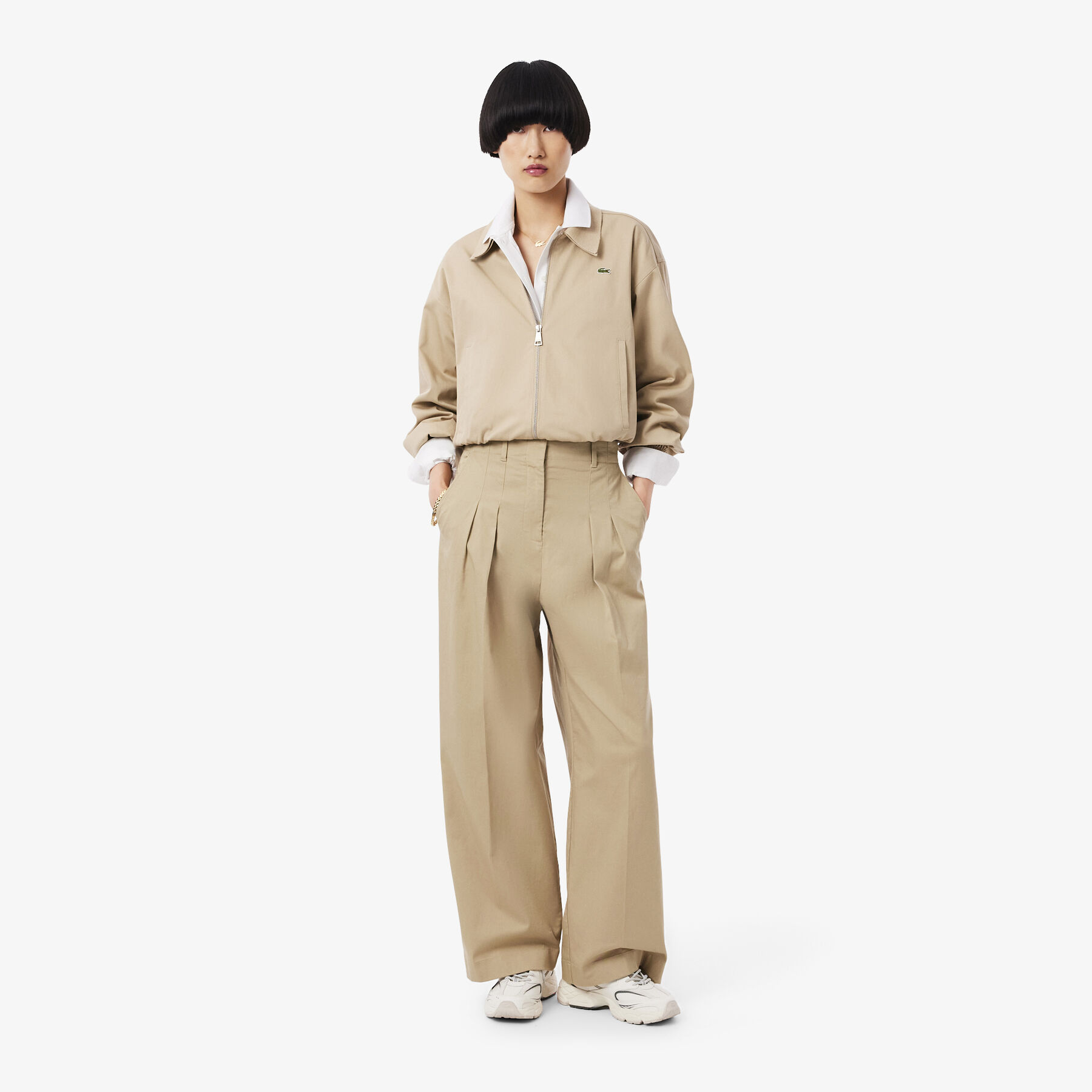Wide Fit Stretch Gabardine Chino Pants lacoste wide fit stretch gabardine chino pants
