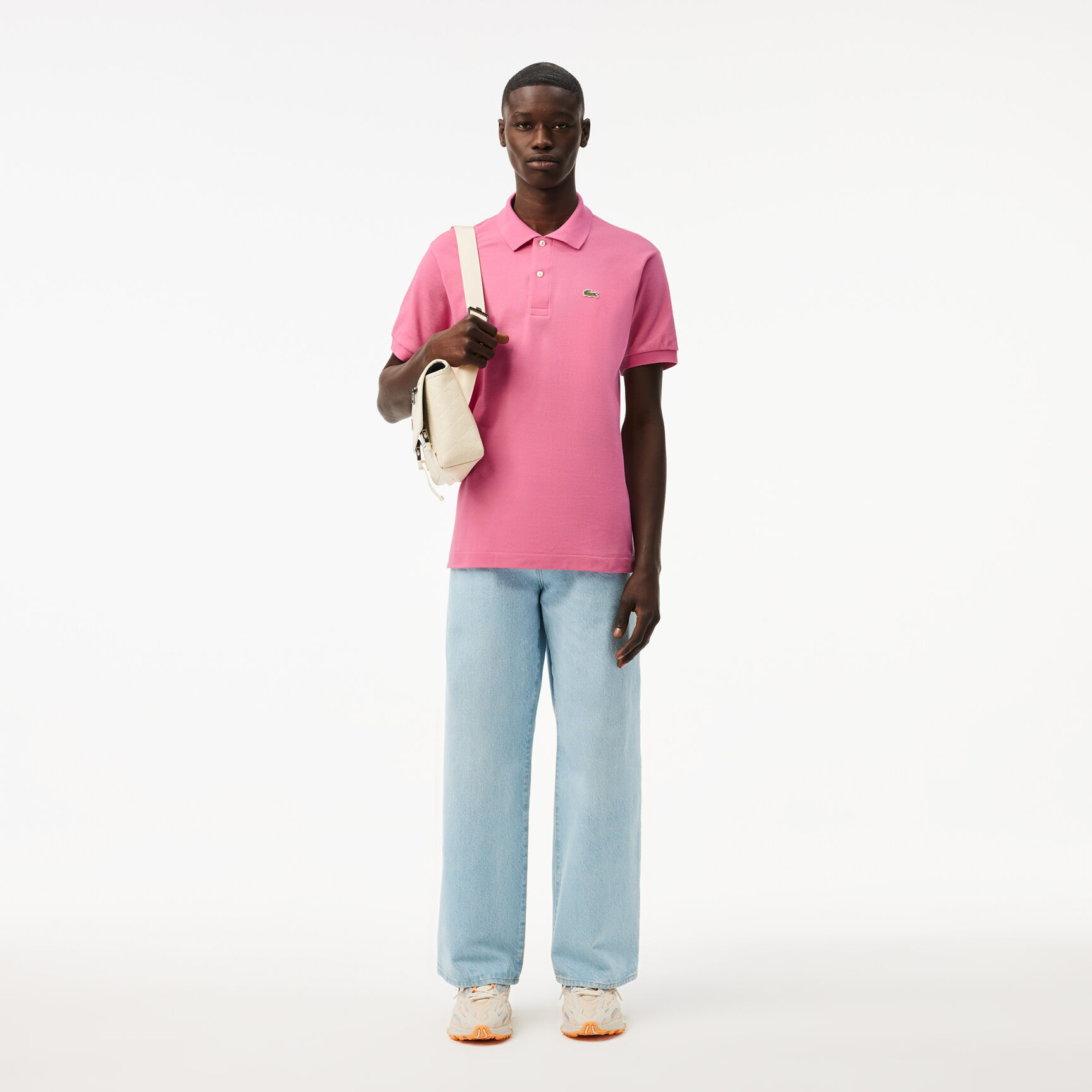 قميص بولو كلاسيكي L.12.12 أصلي Original L.12.12 petit pique cotton Polo Shirt - L1212-00-2R3