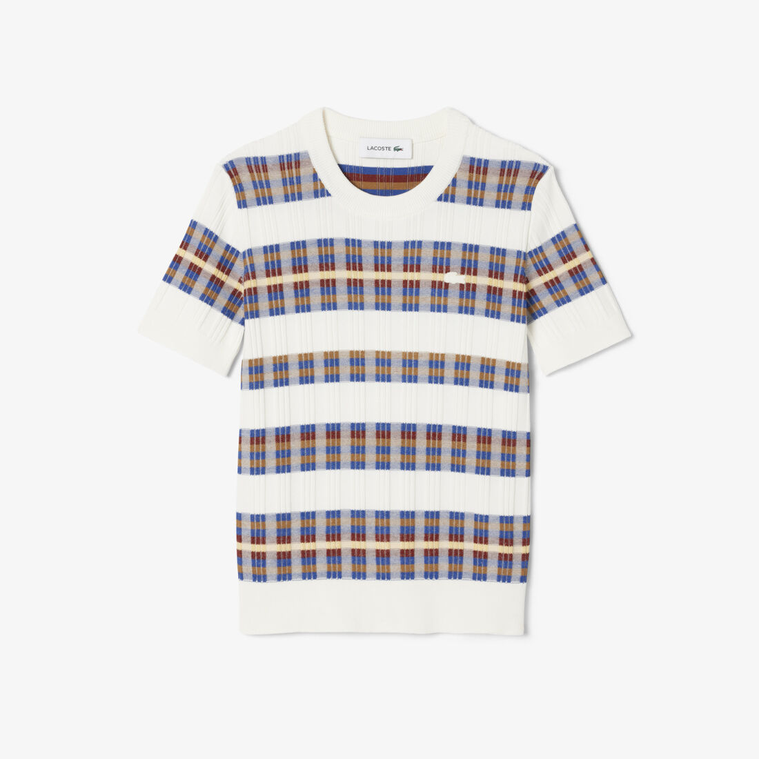 Short Sleeved Rib Knit Sweater - AF7961-00-6QI