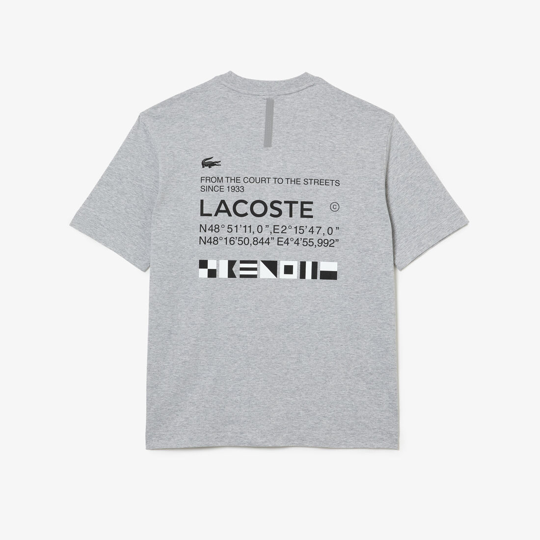 Men's Lacoste Print Loose Fit T-Shirt Men's Lacoste Print Loose Fit T-Shirt