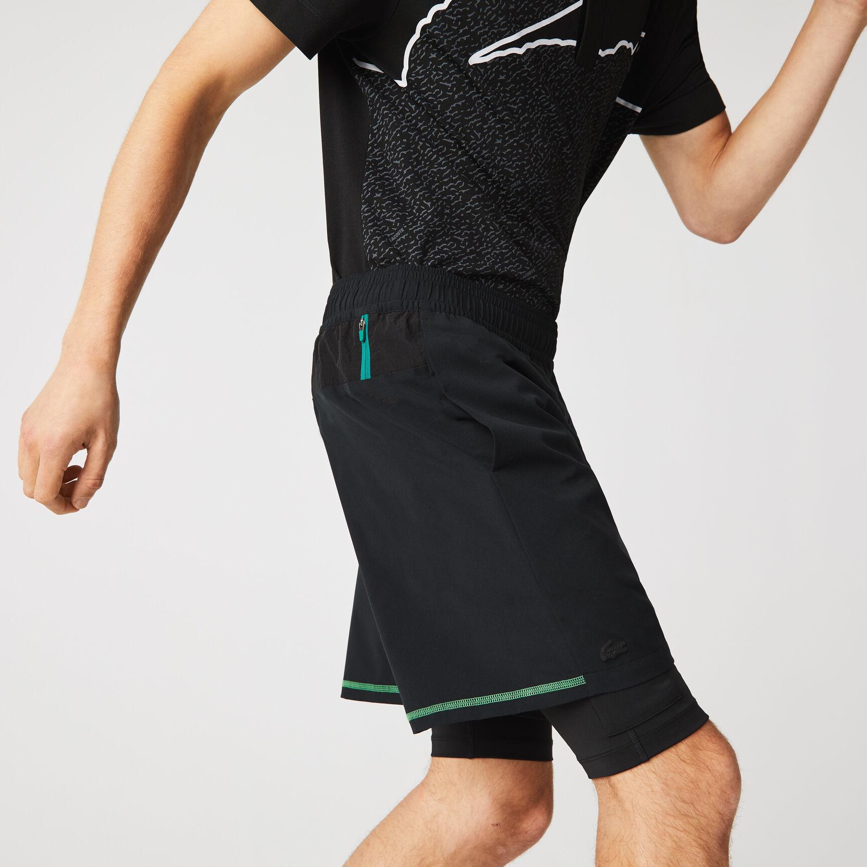 Men's Lacoste SPORT Layered Shorts