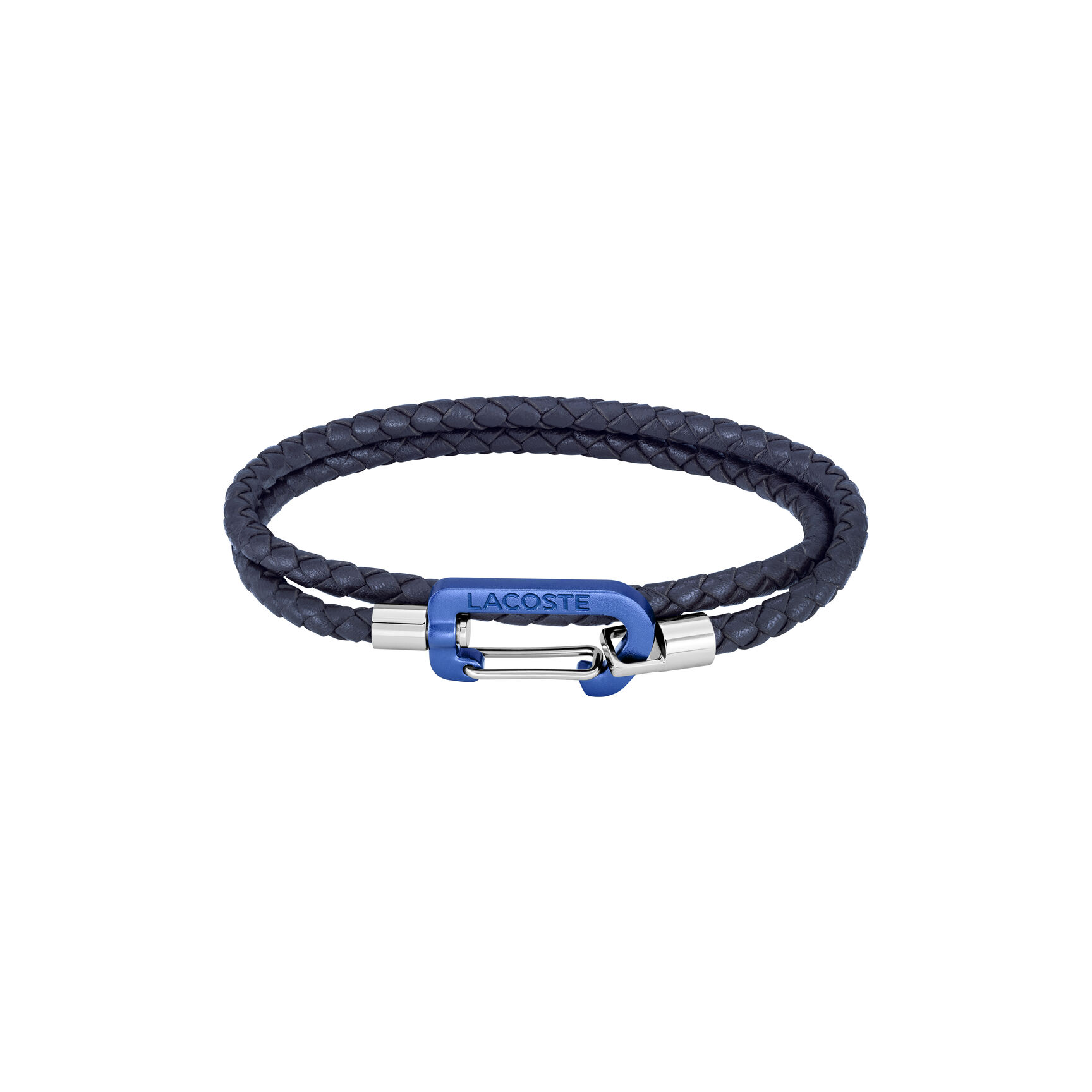 Matt Braided Leather Cord Bracelet null - 2040315-NVY