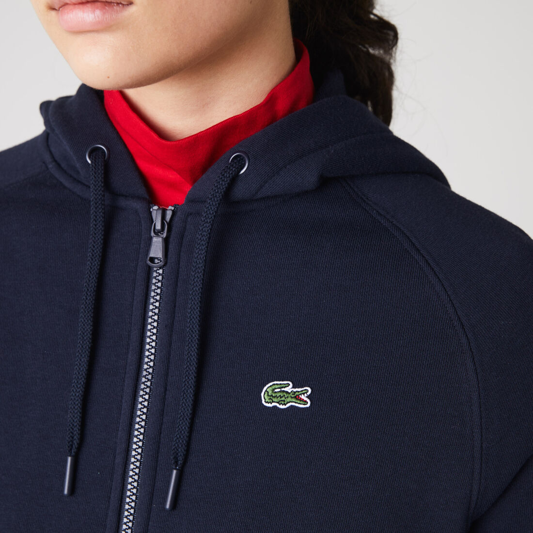 Women's Lacoste SPORT Fleece Zip Tennis Hoodie Women's Lacoste SPORT Fleece Zip Tennis Hoodie