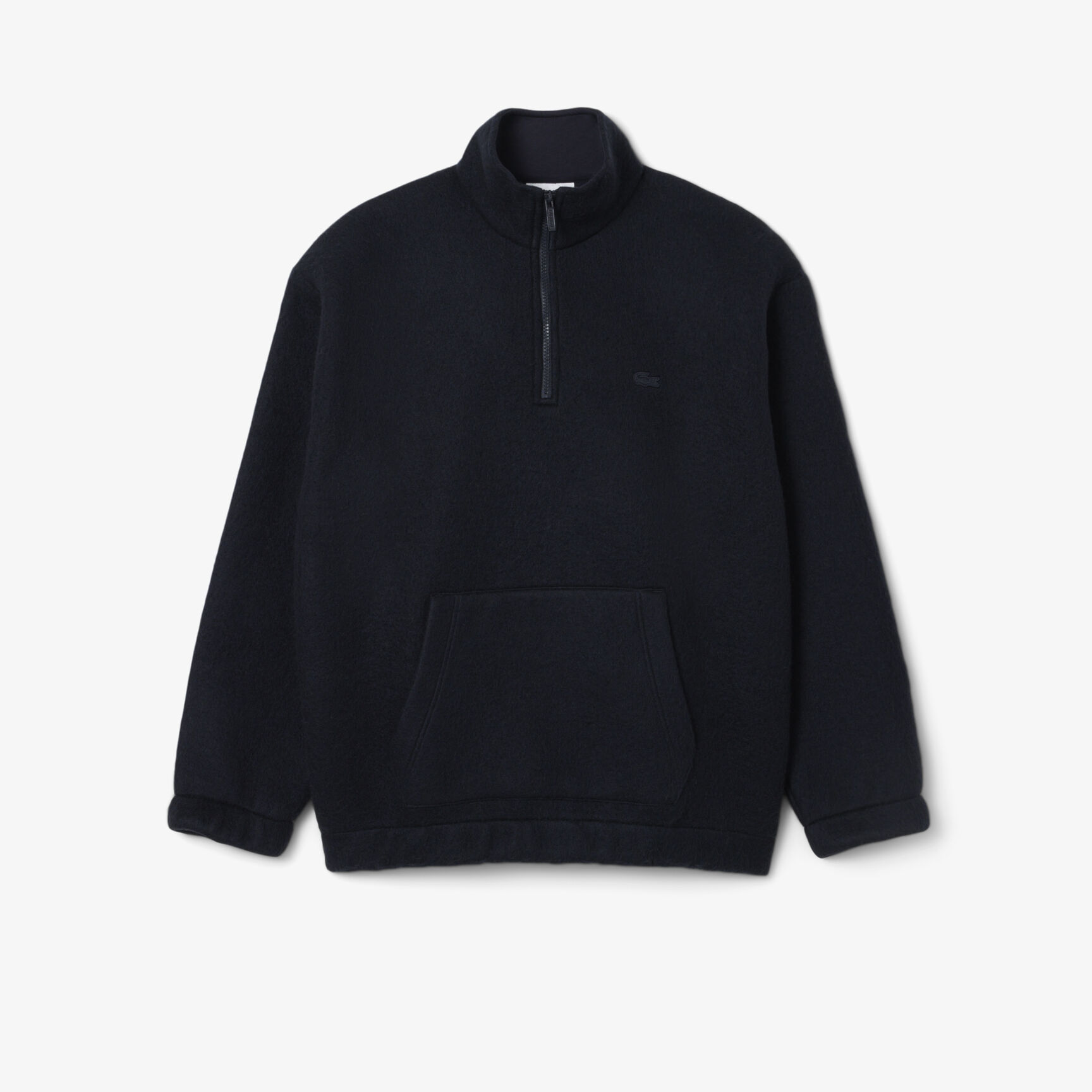 Felted Wool Zipper Neck Sweatshirt - SH5463-00-HDE