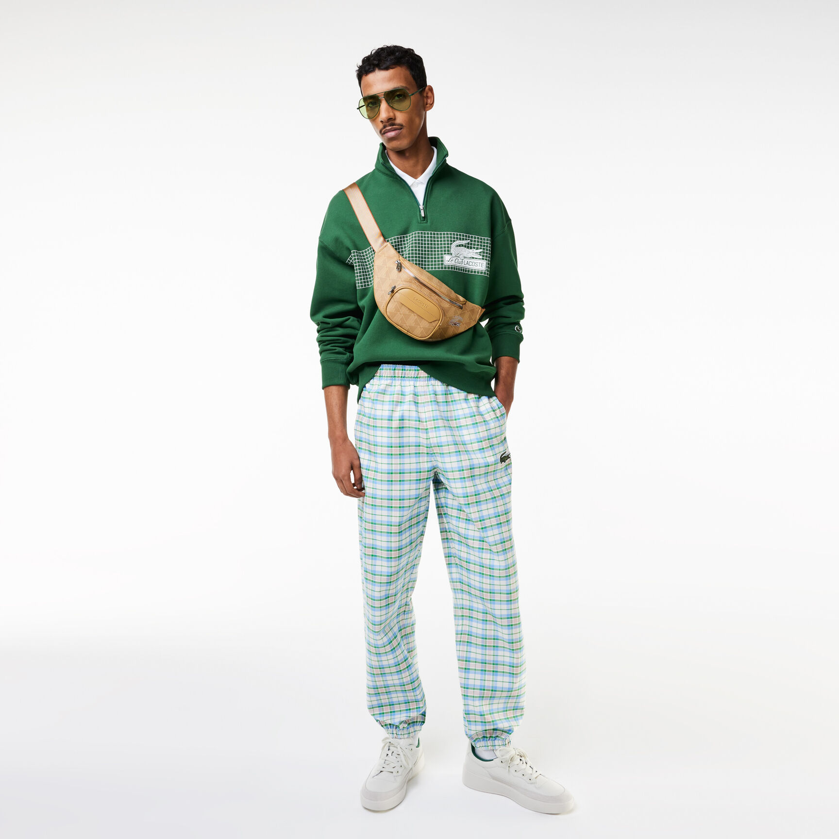 Men’s Lacoste The Blend Monogram Print Fanny Pack Men’s Lacoste The Blend Monogram Print Fanny Pack