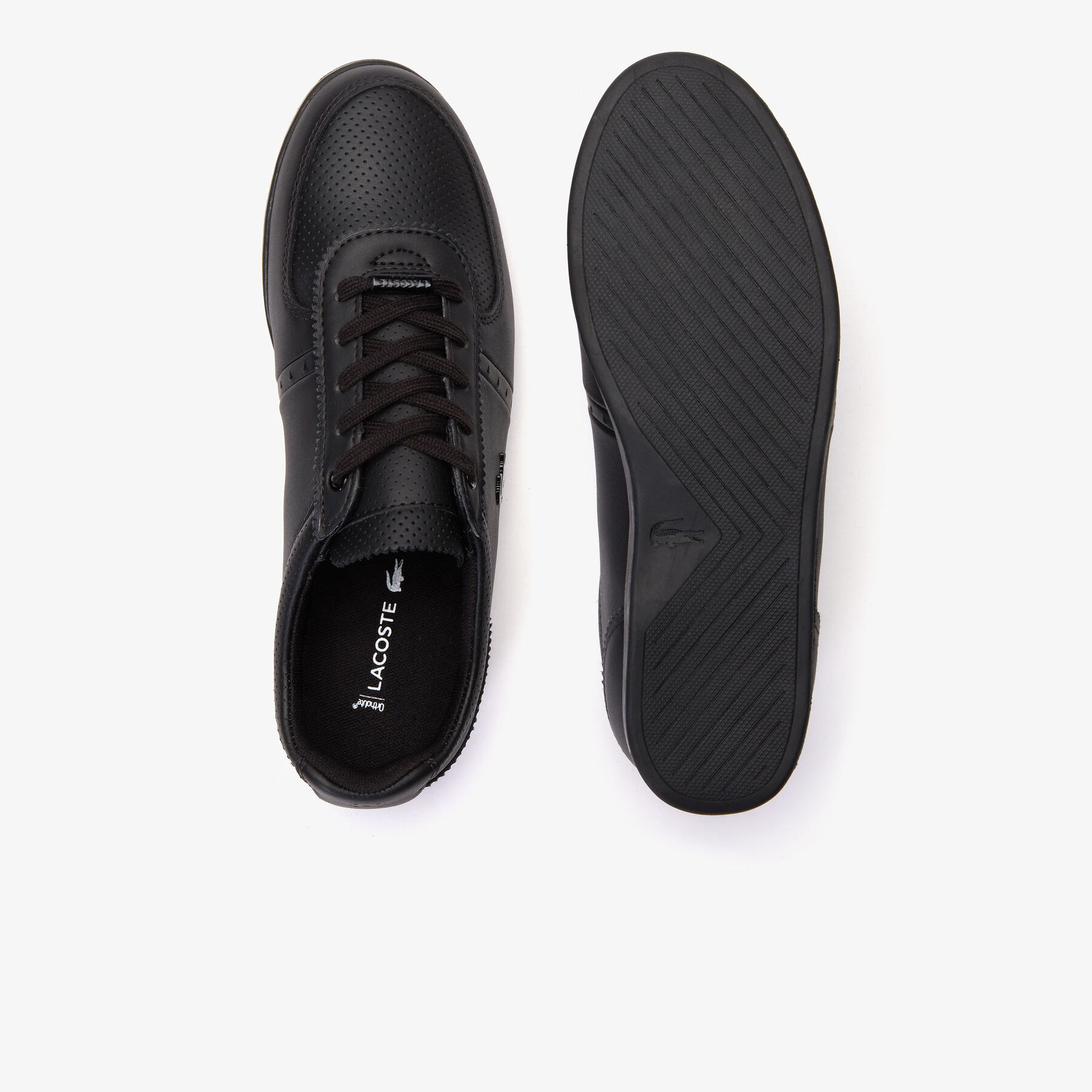 lacoste women s rey sport leather trainers