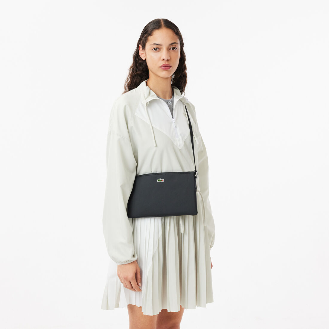 L.12.12 Concept Slimline Shoulder Bag Women's Lacoste L.12.12 Flat Purse with Removable Strap - NF1887PO-000