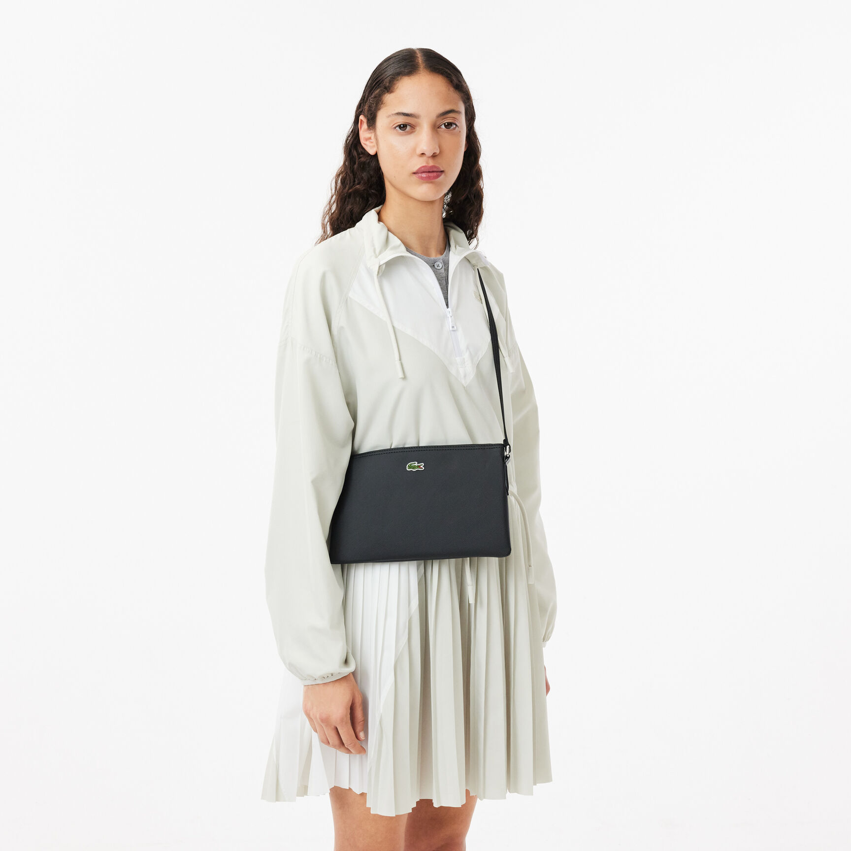 L.12.12 Concept Slimline Shoulder Bag Women's Lacoste L.12.12 Flat Purse with Removable Strap - NF1887PO-000