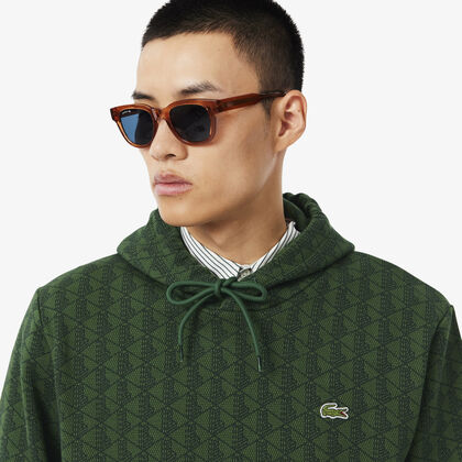 هودي من الصوف أحادي اللون