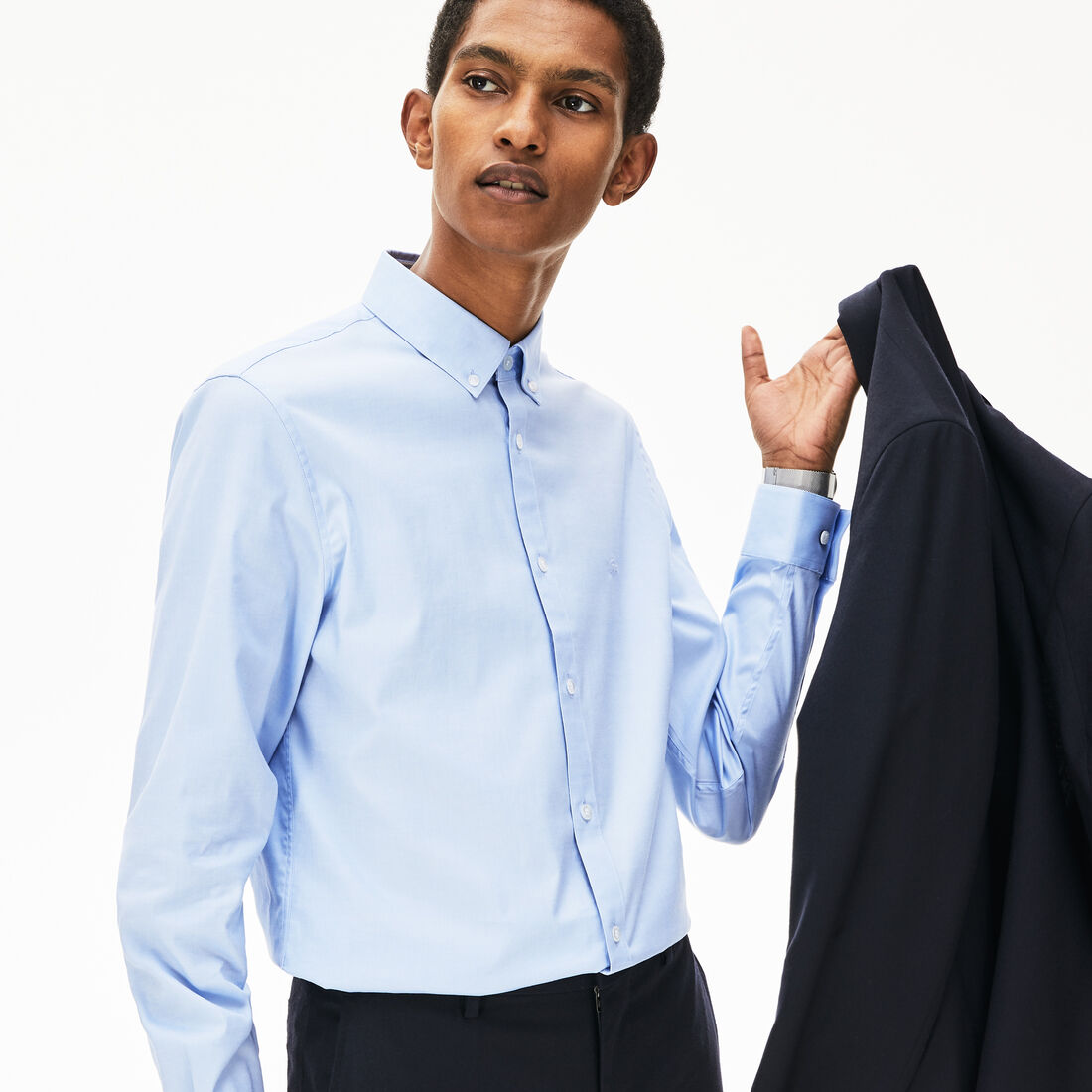 Men's Slim Fit Stretch Cotton Shirt