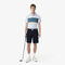 lacoste regular fit colour block golf polo shirt