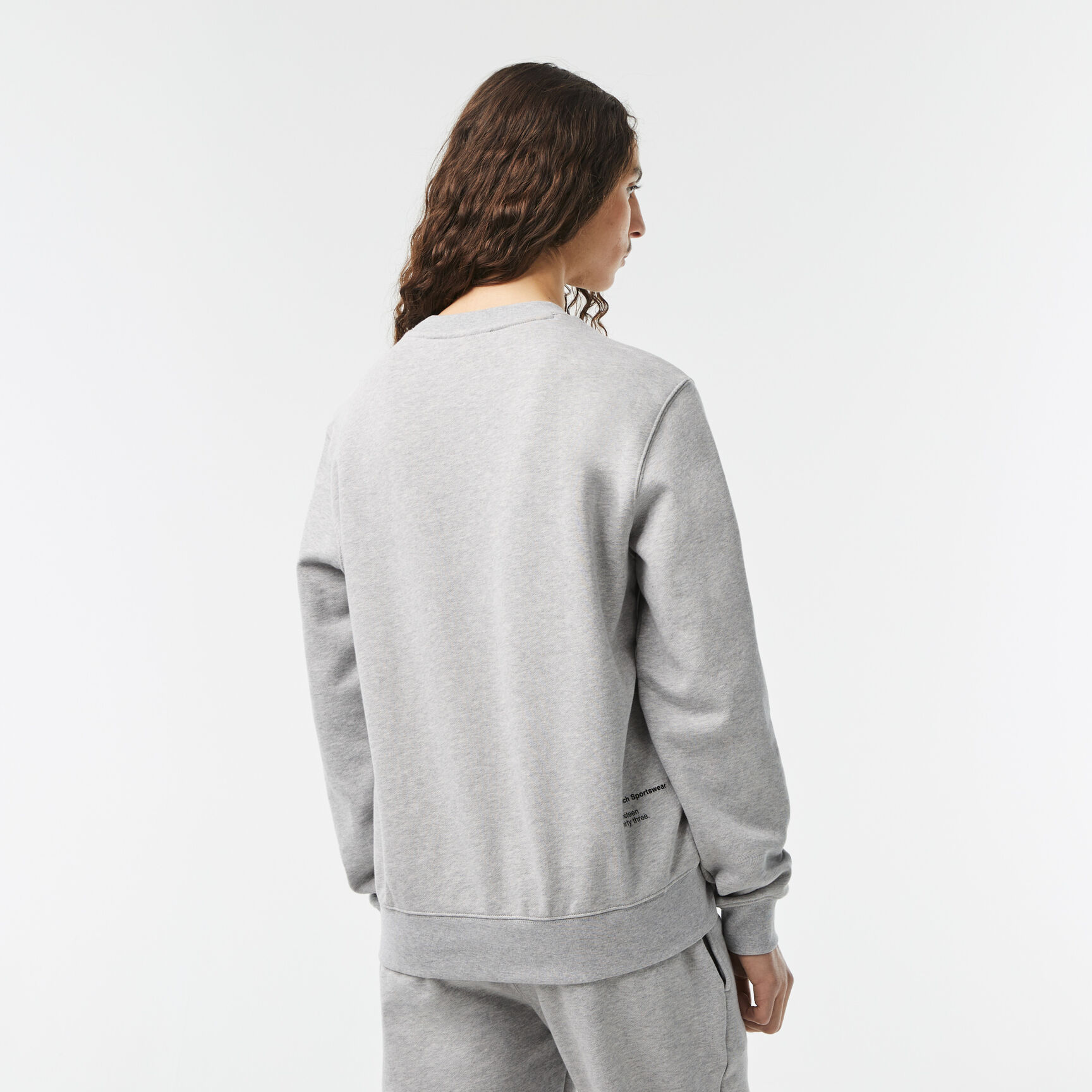 Men's Lacoste Inscription Crew Neck Sweatshirt Men's Lacoste Inscription Crew Neck Sweatshirt