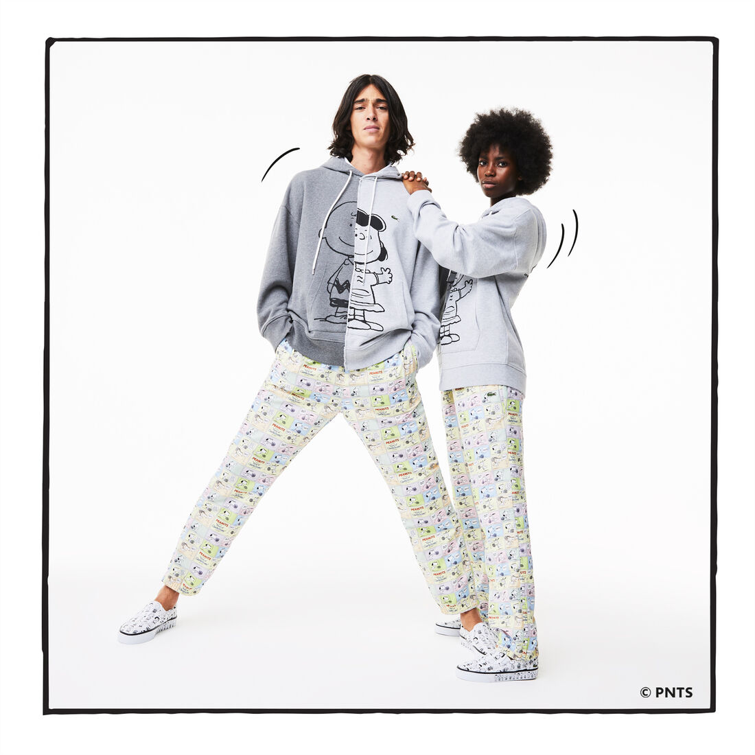 Unisex Lacoste x Peanuts Light Print Tracksuit Pants