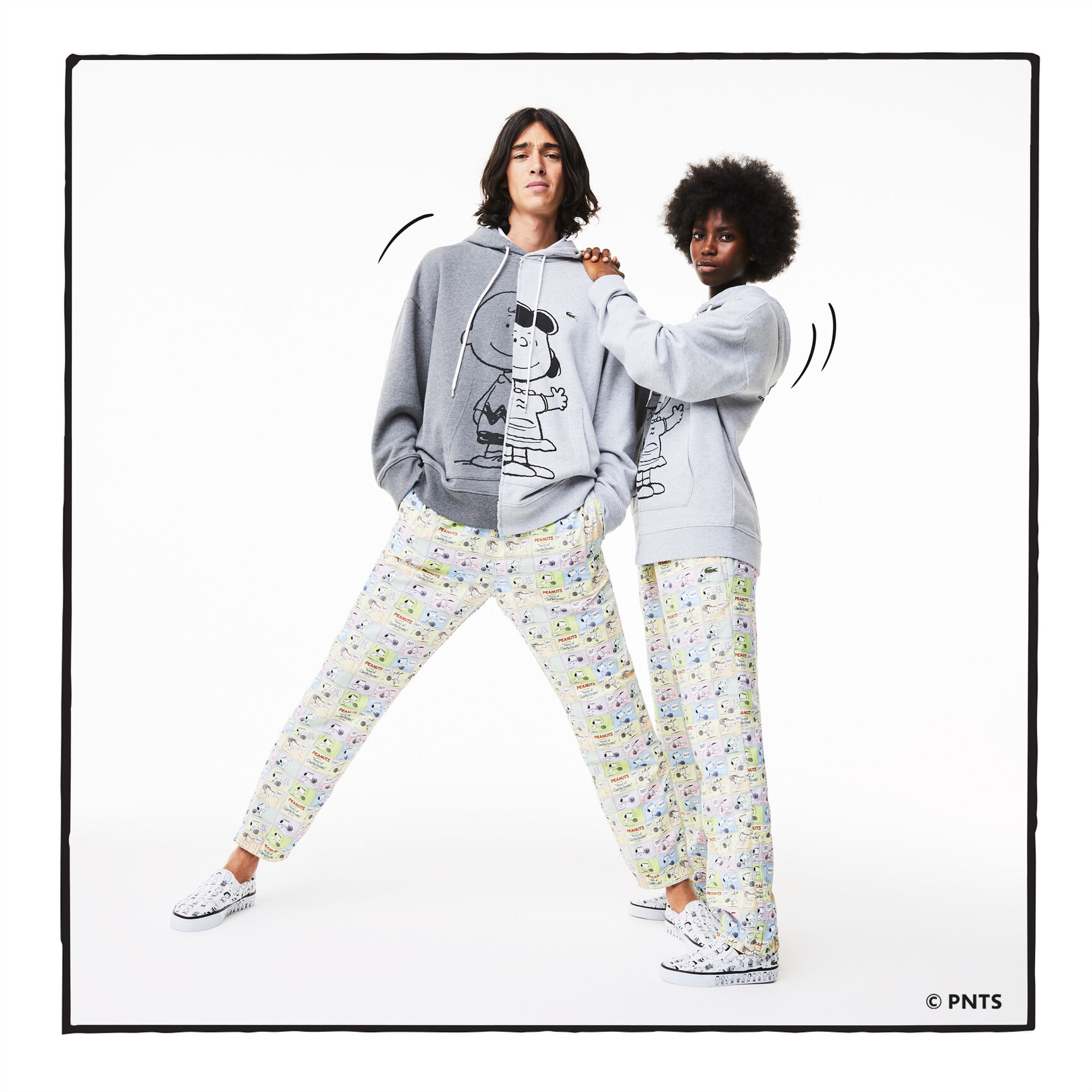 Unisex Lacoste x Peanuts Light Print Tracksuit Pants