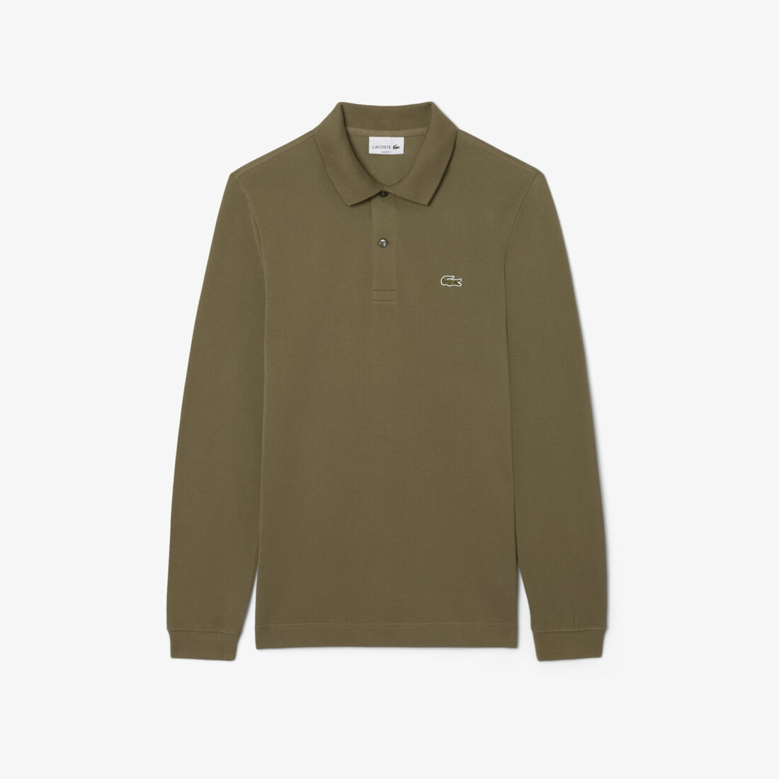 قميص بولو بقصّة ضيقة L.12.12 بأكمام طويلة Slim Fit L.12.12 Long Sleeved Polo Shirt - PH4013-00-E9F