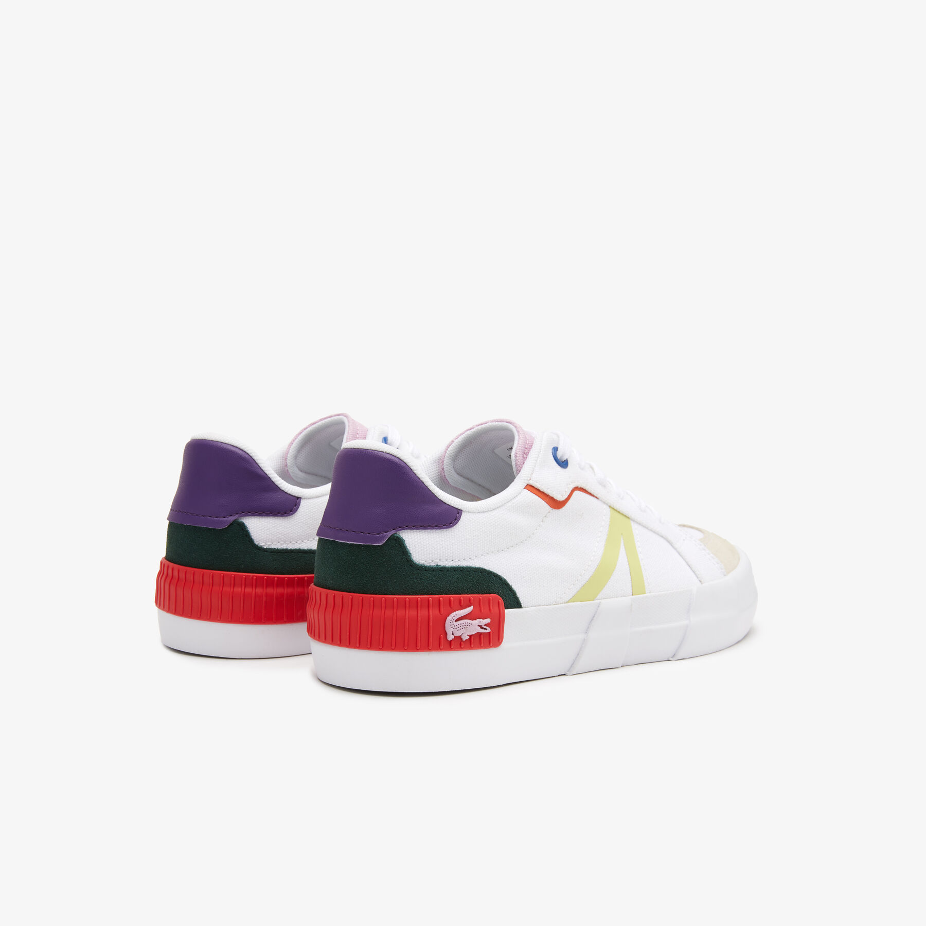 Women's Lacoste L004 Textile Colour-Pop Trainers women s lacoste l004 textile colour pop trainers